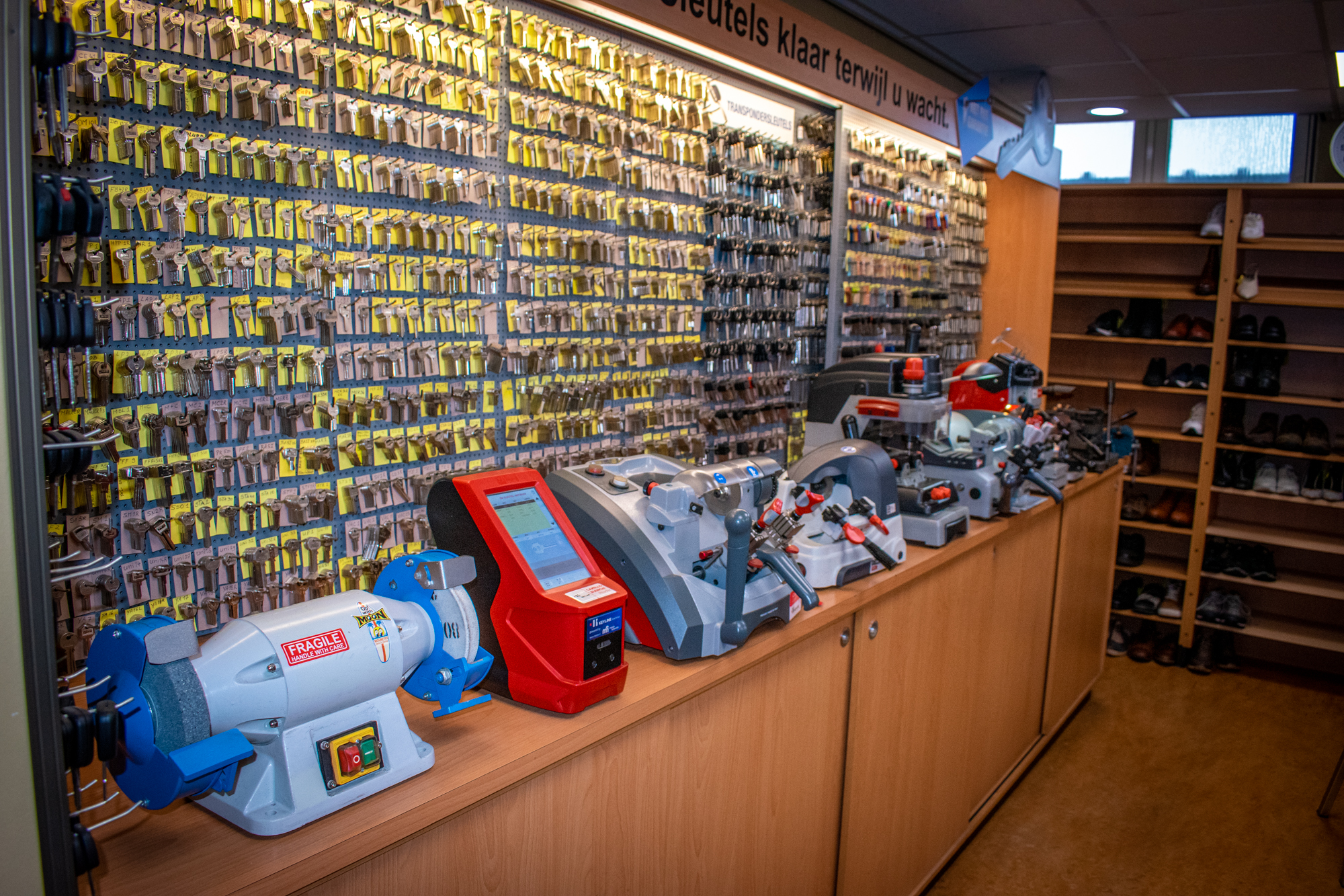 Uitgebreide collectie speciale sleutels en sloten